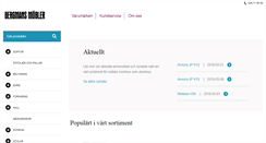 Desktop Screenshot of bergmansmobler.se